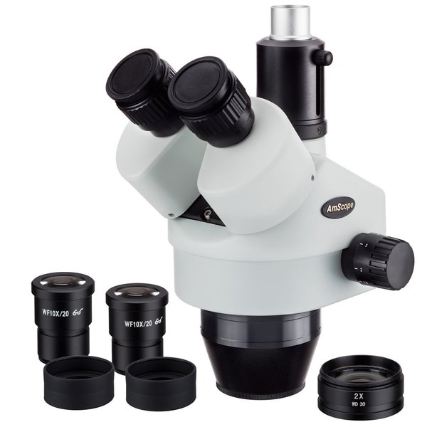 Amscope 7X-90X Trinocular Zoom Stereo Microscope Head SM790T